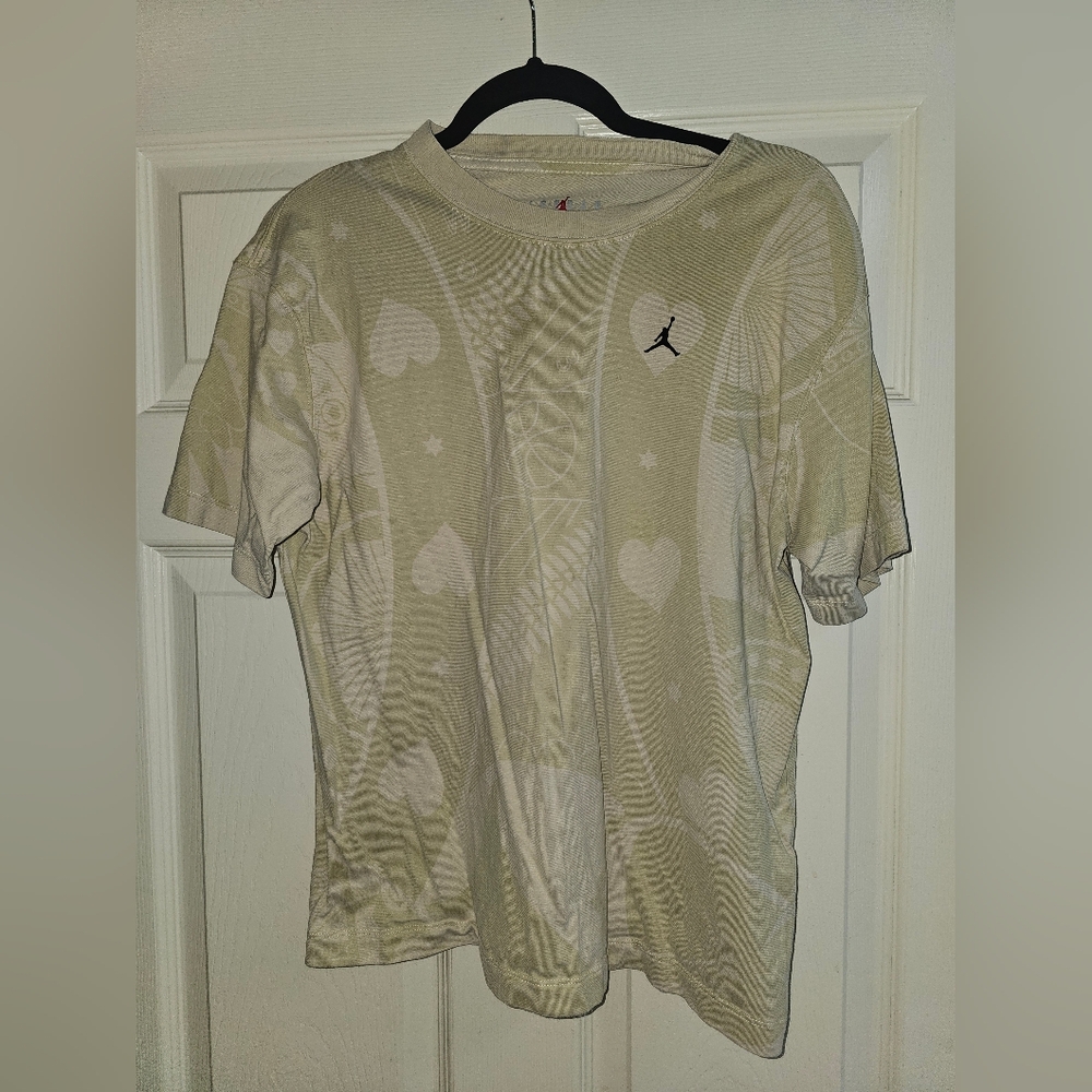 Jordan Women's Cream Graphic T-Shirt